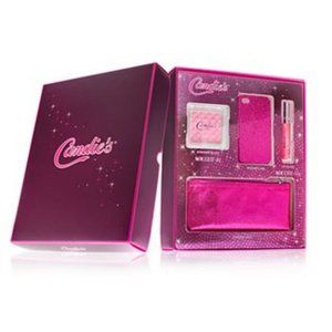 Candies PINK Glitter Makeup, Wristlet & Phone Case